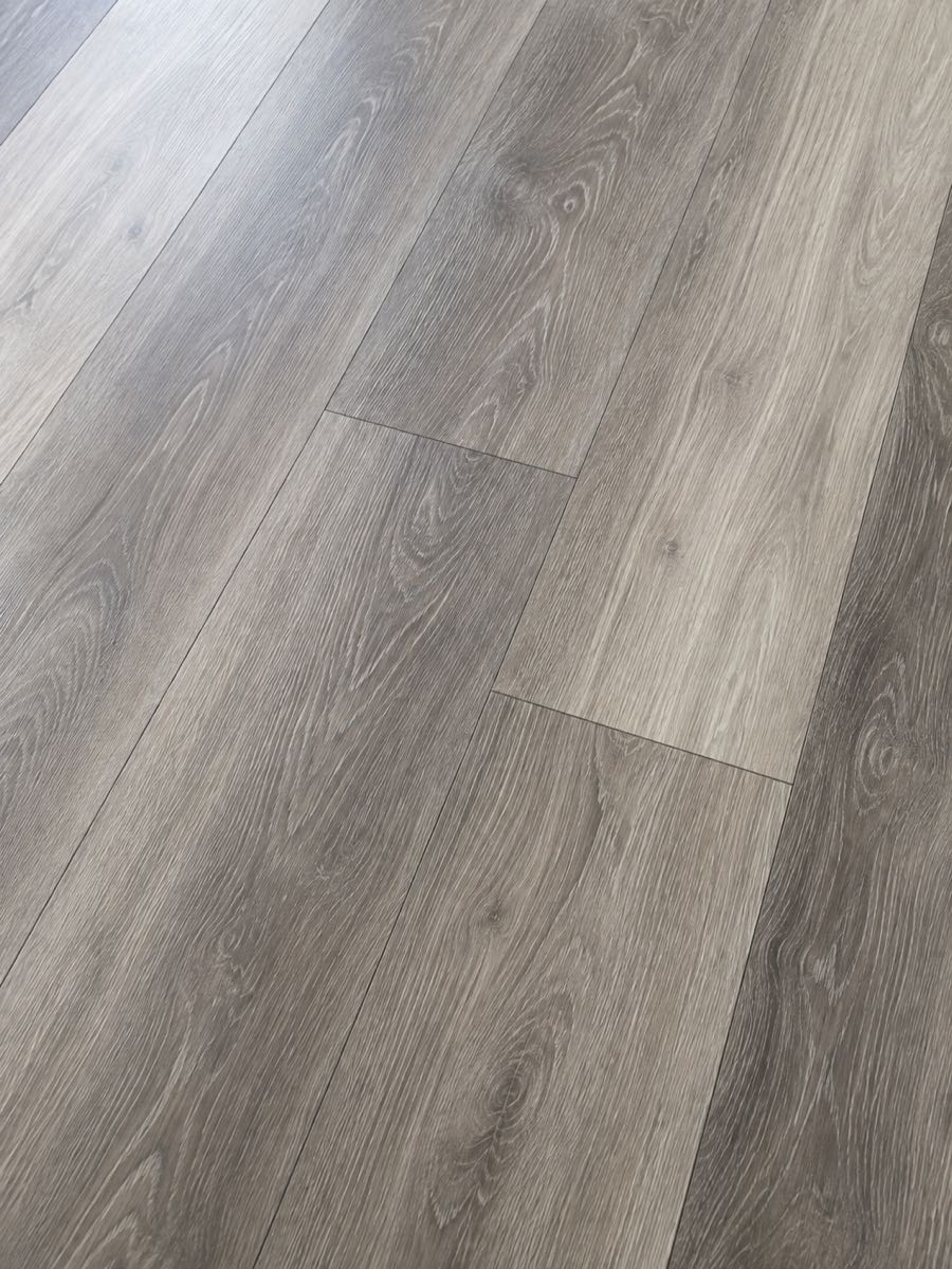 close-up of vinyl plank flooring texture and seams
